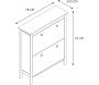 Meuble à chaussures 2 portes Elisabeth - CMP-3587