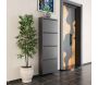 Meuble à chaussures 4 portes en métal - 8
