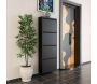 Meuble à chaussures 4 portes en métal - 8