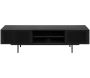 Meuble TV en placage chene noir Mojo - ZAGO