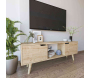 Meuble TV 2 portes en aggloméré Siena - HANAH HOME