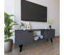 Meuble TV 2 portes en aggloméré Siena - HANAH HOME