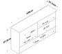 Meuble de rangement de cuisine Jessy - ASI-2137