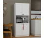 Meuble de rangement 4 portes en aggloméré Lucas - HANAH HOME