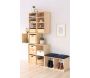 Meuble rangement avec tablette en pin massif Dinamic - 9