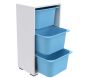 Meuble de rangement 3 tiroirs Bronz - 99,90