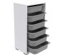 Meuble de rangement 6 tiroirs Bronz - 99,90