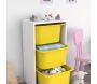Meuble de rangement 3 tiroirs Bronz - HANAH HOME