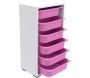 Meuble de rangement 6 tiroirs Bronz - 99,90