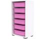 Meuble de rangement 6 tiroirs Bronz