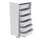 Meuble de rangement 6 tiroirs Bronz - 99,90