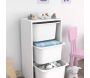 Meuble de rangement 3 tiroirs Bronz - HANAH HOME