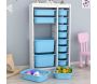 Meuble de rangement 14 tiroirs Montana - HANAH HOME