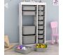 Meuble de rangement 14 tiroirs Montana - HANAH HOME