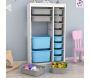 Meuble de rangement 14 tiroirs Montana - HANAH HOME