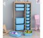 Meuble de rangement 14 tiroirs Montana - HANAH HOME