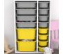 Meuble de rangement 14 tiroirs Rine - HANAH HOME