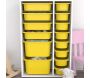 Meuble de rangement 14 tiroirs Rine - HANAH HOME