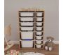 Meuble de rangement 14 tiroirs Rine - HANAH HOME
