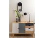 Meuble de rangement 4 tiroirs et placards Snap - LEITMOTIV