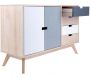 Meuble de rangement 4 tiroirs et placards Snap - 5