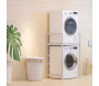 Meuble de superposition machine à laver seche-linge Cindy - HANAH HOME