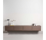 Meuble TV suspendu en MDF Dragh 100 x 35 x 28 cm - 8