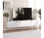 Meuble TV suspendu en aggloméré Parla - HANAH HOME