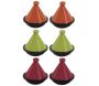 Mini tajines en céramique 10cm (Lot de 6)