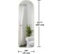 Miroir Hubba 51 x 157 cm - UMB-0574