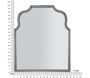 Miroir en MDF Ankara 85 x 1 x 100 cm - MAU-0550