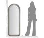 Miroir en MDF Cloé 60 x 4 x 160 cm - MAU-0152
