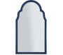 Miroir en MDF bleu Tangier