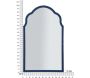 Miroir en MDF bleu Tangier - MAU-0553