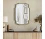 Miroir en MDF doré Istanbul - MAURO FERRETTI