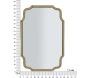 Miroir en MDF doré Istanbul - MAU-0561
