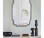 Miroir en MDF gris Istanbul - MAURO FERRETTI