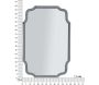 Miroir en MDF gris Istanbul - MAU-0559