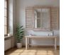 Miroir en bois teinté vieilli - AUBRY GASPARD