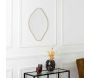 Miroir contour doré Losange Come - THE HOME DECO FACTORY