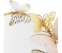 Miroir double avec papillons en métal Farfalle 81 x 3 x 52.5 cm - 73,90