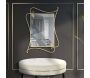 Miroir en métal Petal 80 x 4 x 110 cm - MAURO FERRETTI