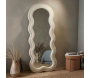Miroir mural en velours Teddy 60 x 4 x 160 cm - MAURO FERRETTI