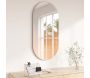 Miroir ovale effet brumeux rosé 45 x 91 cm Misto - 7