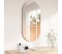 Miroir ovale effet brumeux rosé 45 x 91 cm Misto - 8