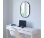 Miroir ovale 45,7 x 61 cm Hub - 7