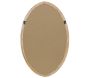 Miroir ovale en bois naturel - 44,90