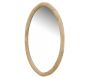 Miroir ovale en bois naturel - AUBRY GASPARD
