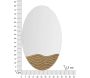 Miroir ovale en mdf Lines 50 x 1.5 x 80 cm - MAU-0366