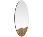 Miroir ovale en mdf Lines 50 x 1.5 x 80 cm - 68,90